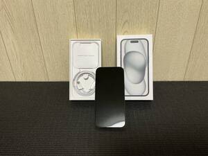 iPhone15 ブラック 128GB 中古 MTMH3J/A