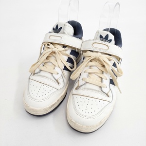adidas FORUM 84 LOW 定価16500円 サイズ23.5cm Off White Shadow Navy スニーカー ホワイト ネイビー アディダス 5-0908G 264126