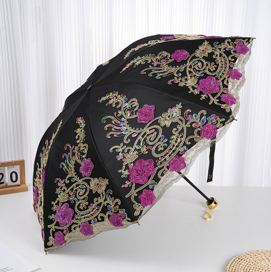 近沢レース 日傘 白 アイボリー 清楚 撮影 刺繍 ゴールド 2025年