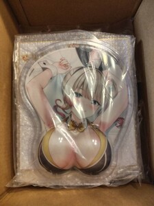 バニーガーデン おっぱいマウスパッド 凛 HS特典 色紙 ホビーストック バニーガーデンおっぱいマウスパッド 新品 バニーガーデン凛