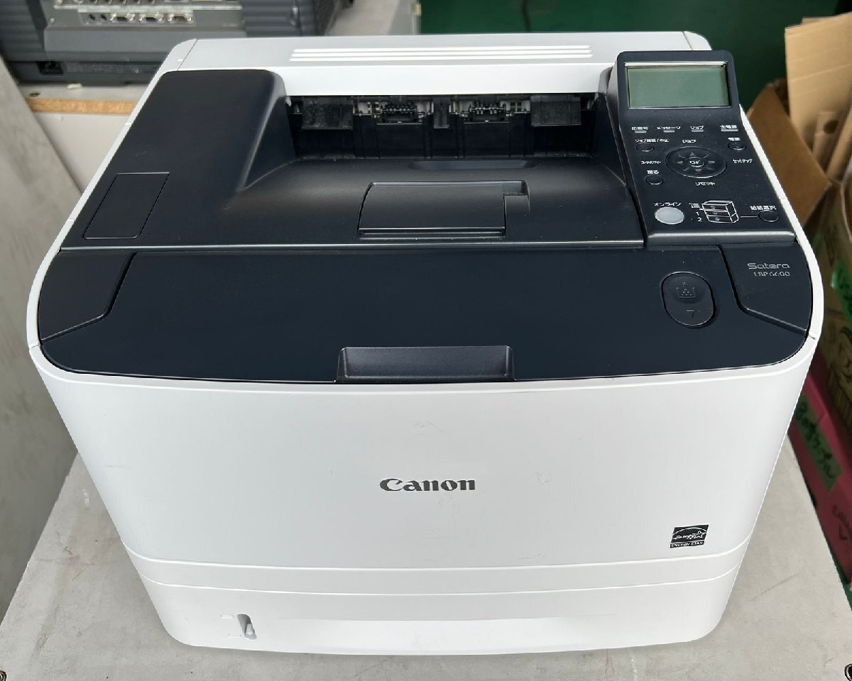 CANON　人気のコンパクトプリンタ　LBP6600　A4レーザープリンタ　カウ