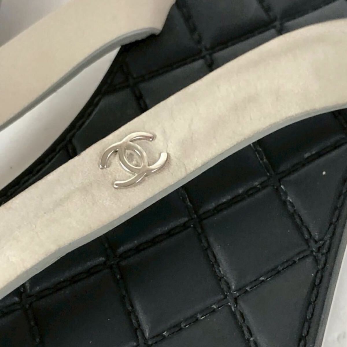 CHANEL シャネル ココマーク ビーチ サンダル 靴 レディース ブランド ブラック sandal 海 正規品 おしゃれ 人気 送料無料 _サムネイル画像6