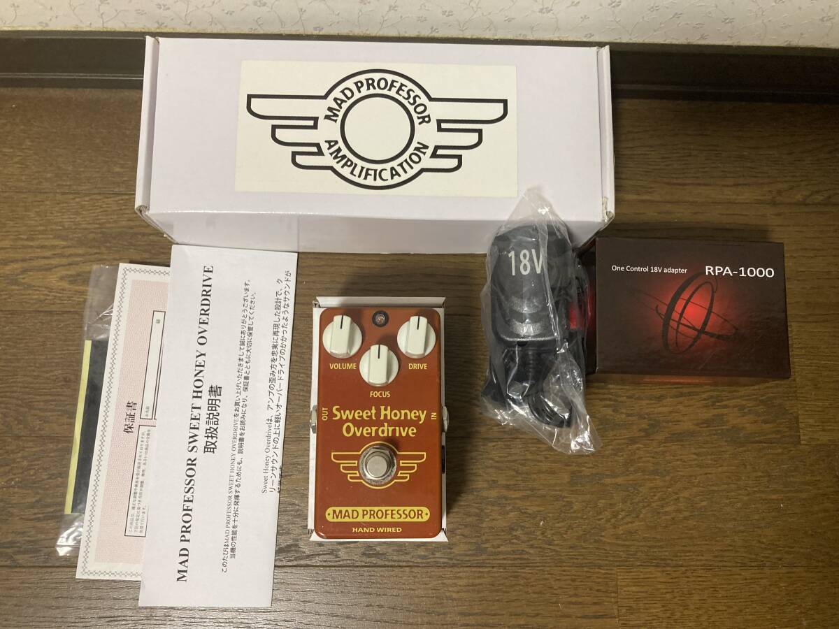 SweetHoney オーバードライブ 美品 箱付き MAD PROFESSOR Sweet Honey Overdrive Japan Limited Edition