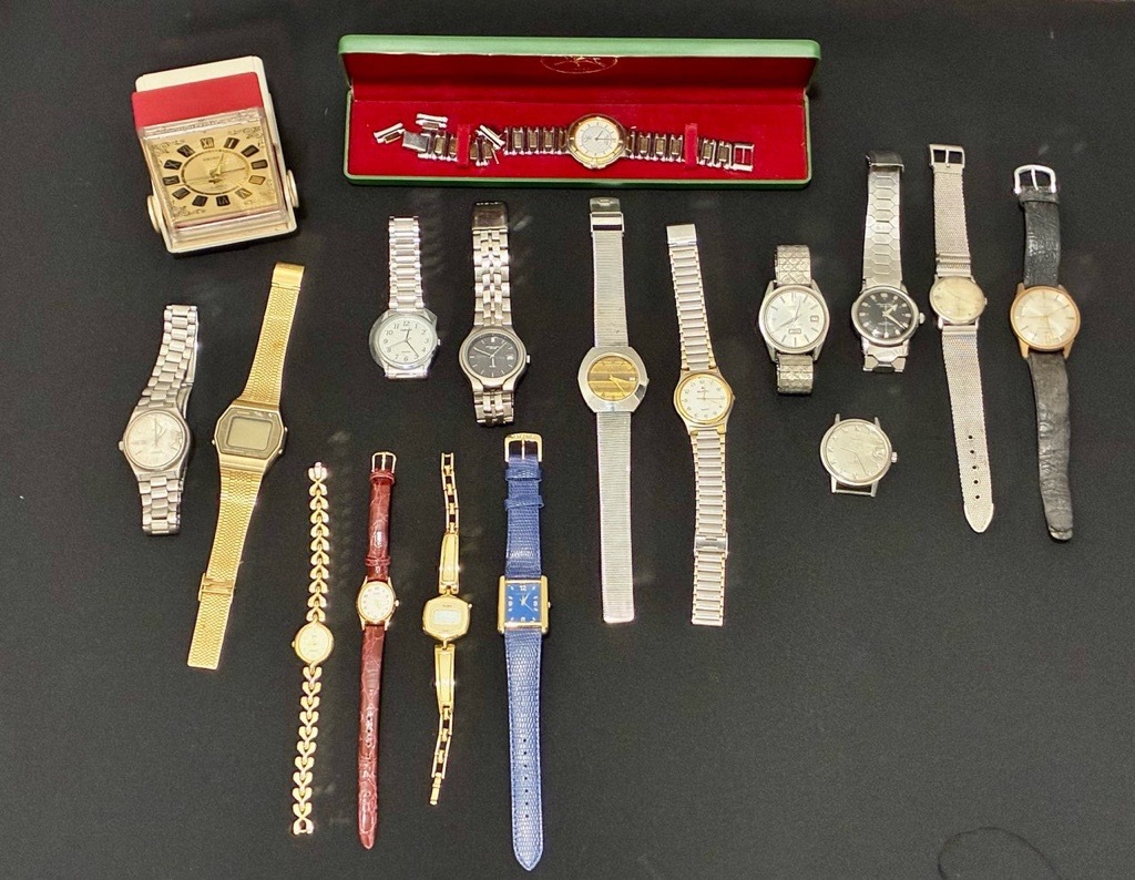 ジャンク☆主にSEIKO 、CITIZENレディース手巻き14点☆巻き上げ不動 セイコー チャンピオン 17石手巻き 1962年製 Ref.J14105DE