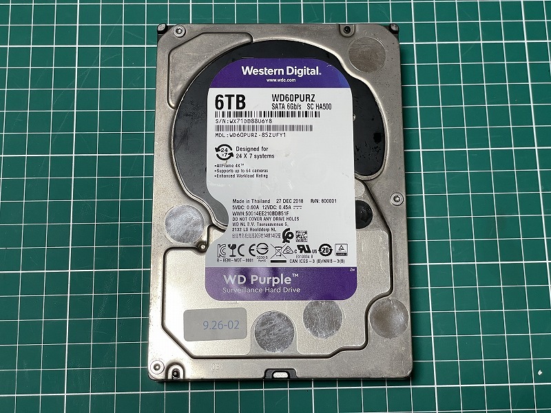 中古ハードディスク HDD 6TB SEAGATE 大容量 使用時間 51時間 Seagate Seagate BarraCuda 3.5 6TB 内蔵HDD メーカー2年保証