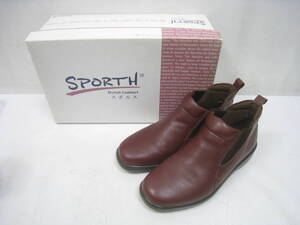 SPORTH spo rusMoonStar moon Star со вставкой из резинки ботинки обувь спортивные туфли SP7560 чай Cherry Brown размер 22cm 4E