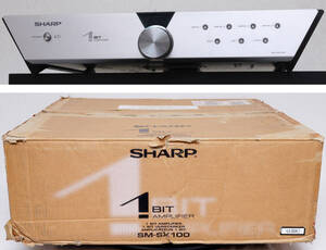 SHARP SM-SX100 1bitアンプ 通電確認済み 元箱付き シャープ