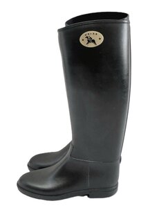 DAFNA ダフナ レインブーツ サイズ38 雨靴 長靴 高防水性 ラバーブーツ 美シルエット シンプル ラバーロングブーツ HMY