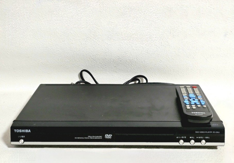 東芝DVDビデオプレーヤー TOSHIBA DVD VIDEO PLAYER SD-1200 ジャンク - メルカリ