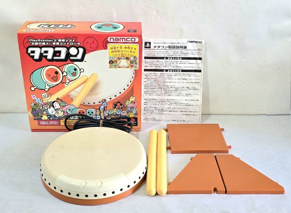 ナムコ太鼓の達人専用コントローラ タタコン PS2 新品 未使用 Yahoo!オークション - 未使用品 タタコン PS2太鼓の達人専用