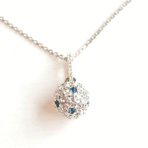 【美品】スワロフスキー パヴェボール ネックレス
