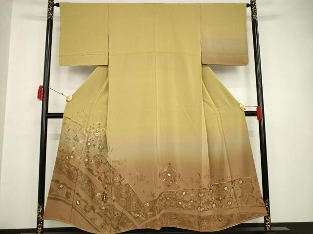 総刺繍　訪問着 総刺繍 訪問着 No.AA-1450-Lサイズのレンタル｜きもの365