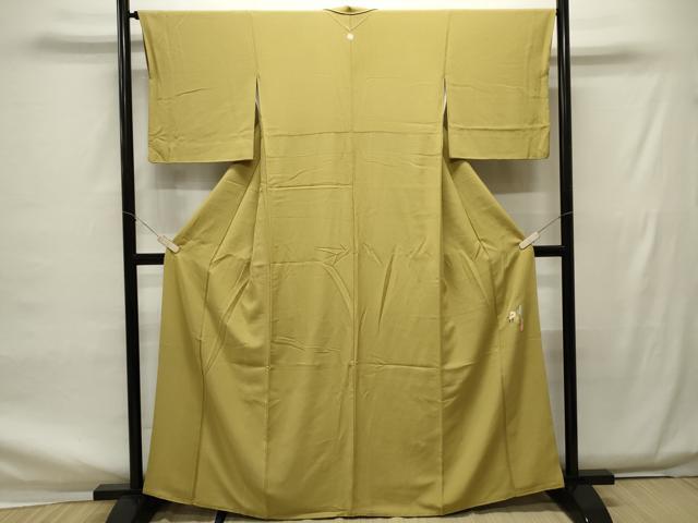 平和屋着物■上質な色無地　紗綾型地紋　石竹色　逸品　未使用　BAAJ7052sa