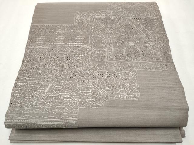 逸品　未使用　正絹　汕頭刺繍　狩猟文　袋帯　オリエンタル　洒落帯 楽天市場】袋帯 美品 逸品 華文 更紗 汕頭刺繍 金通し 青灰色 六
