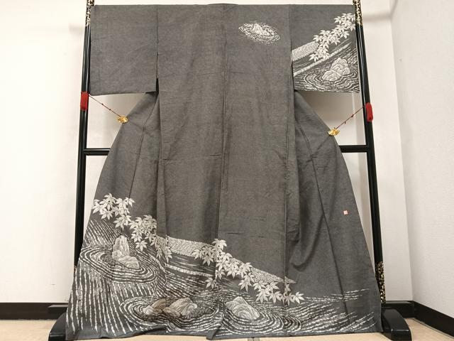 かこちゃん✺美品 正絹 証紙付き 小糸敏落款 真綿結城紬 着物 A3701 2025年最新】Yahoo!オークション -小糸染芸(女性和服、着物)の