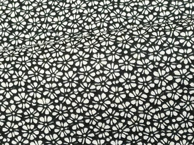 平和屋着物○江戸小紋 鮫小紋柄 黒地 正絹 逸品 CAAW7709yc 2025