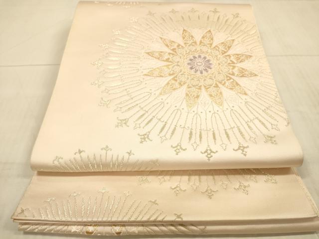 正絹　未着用品　正倉院文様　古典　織り名古屋帯 正倉院文様織り名古屋帯 帯22-12-05ご売約済 | アンティーク着物