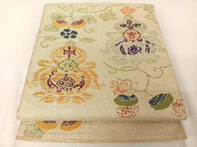 龍村平蔵製 歌仙色紙錦 本袋帯 金糸 正絹 桐箱付き 龍村平蔵製 歌仙色紙錦 本袋帯 金糸 正絹 桐箱付き - メルカリ