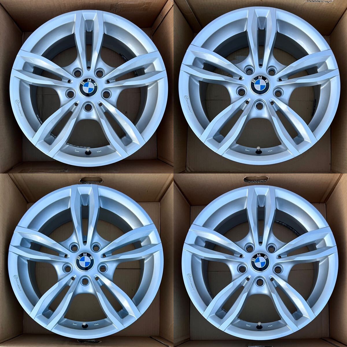 アルミホイール16インチ4本セット‼️BMW218、BMW1シリーズ等 BMW 純正 F40 1シリーズ F44 2シリーズ M Performance ダブル