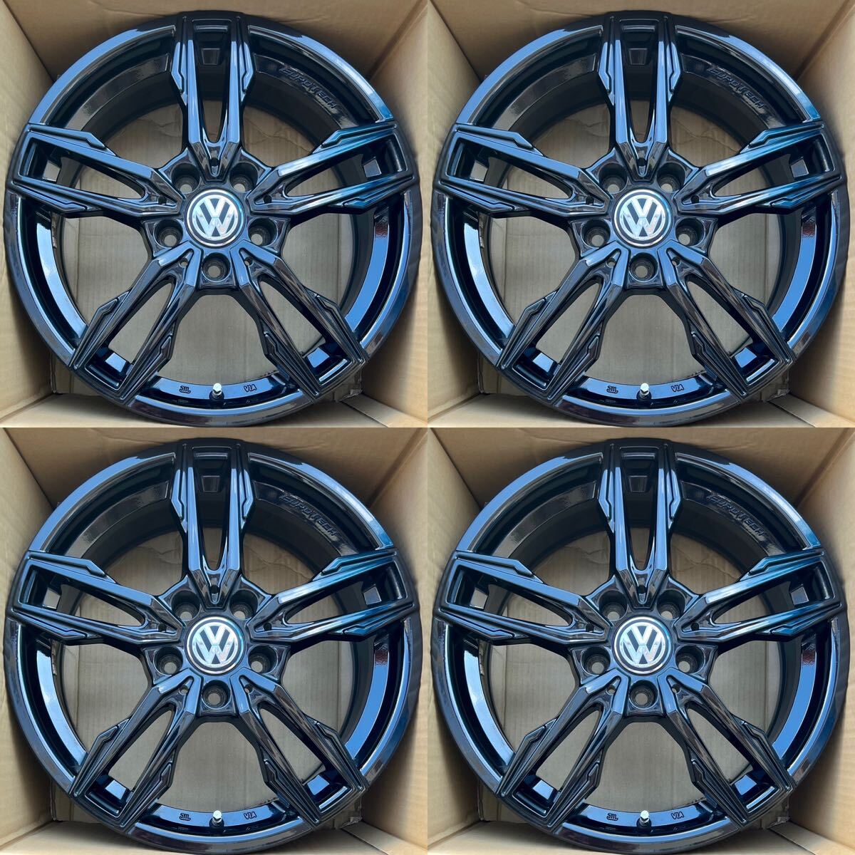 80%溝有23年式！ＶＷフォルクスワーゲン ティグアン 純正17インチ 80%溝有23年式！VWフォルクスワーゲン ティグアン 純正17