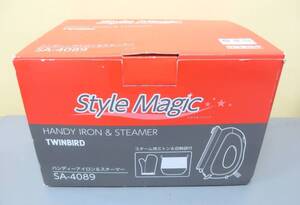 1002ス◆未使用 ツインバード ハンディーアイロン&スチーマー SA-4089◆