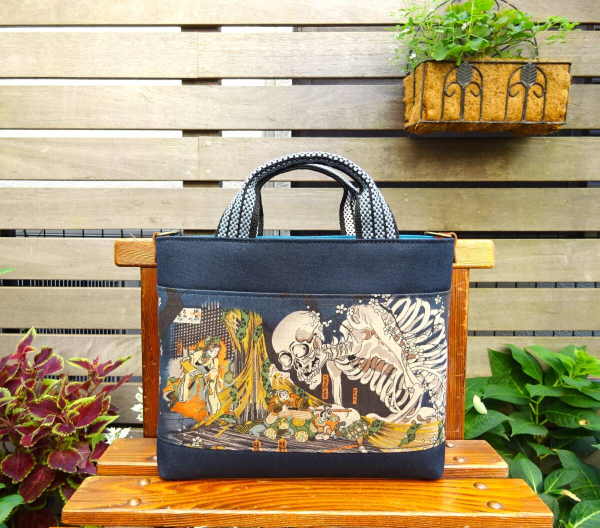 古布　前掛け　ショルダーバッグ　ハンドメイド 古布】 前掛けのショルダーバッグ | 古布工房 小手毬