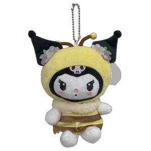 ぬいぐるみポーチサンリオ マスコット ポーチ ミツバチ クロミ イエロークロミ