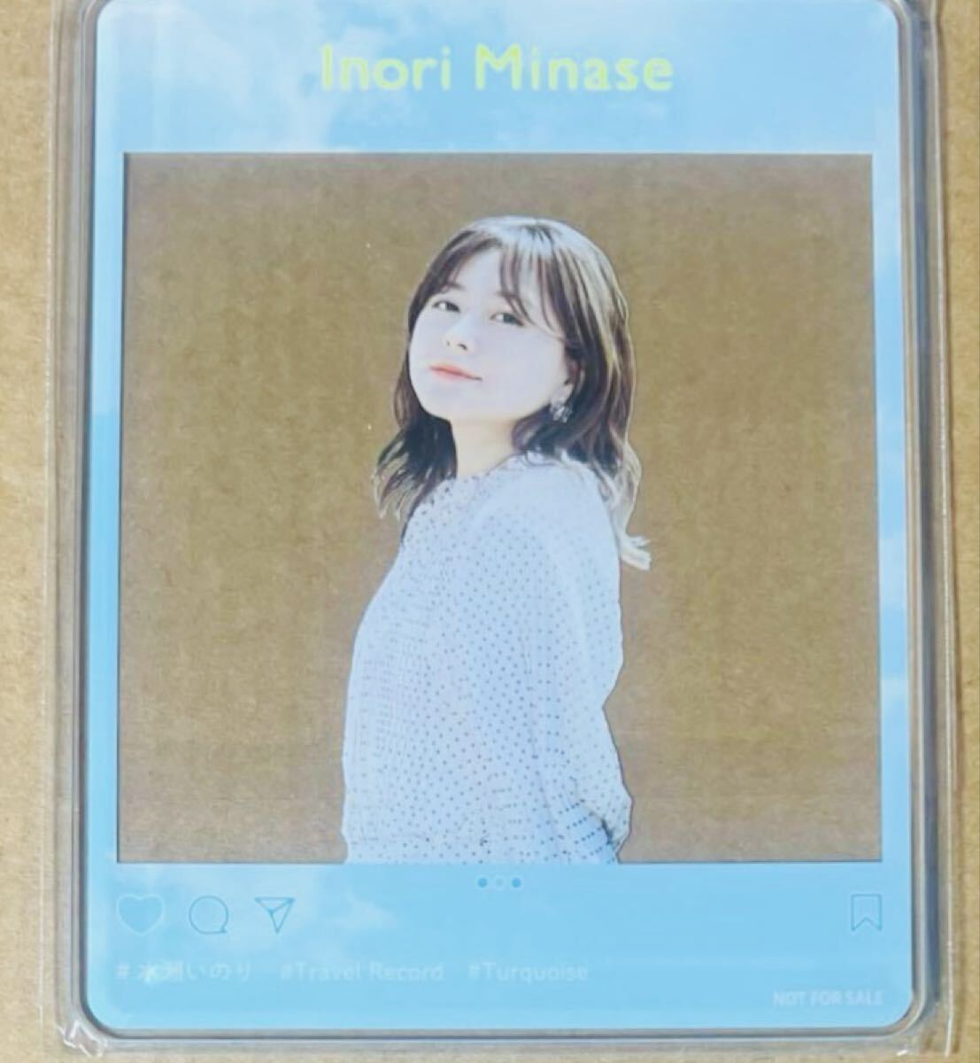 水瀬いのり　クリアポスター　Turquoise Travel Record 水瀬いのり、9月3日発売ベストアルバム『Travel Record』&2nd