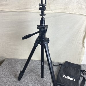 送料無料■Velbon M45 三脚 + HAKUBA 自由雲台 + スマホ帆ホルダー セット