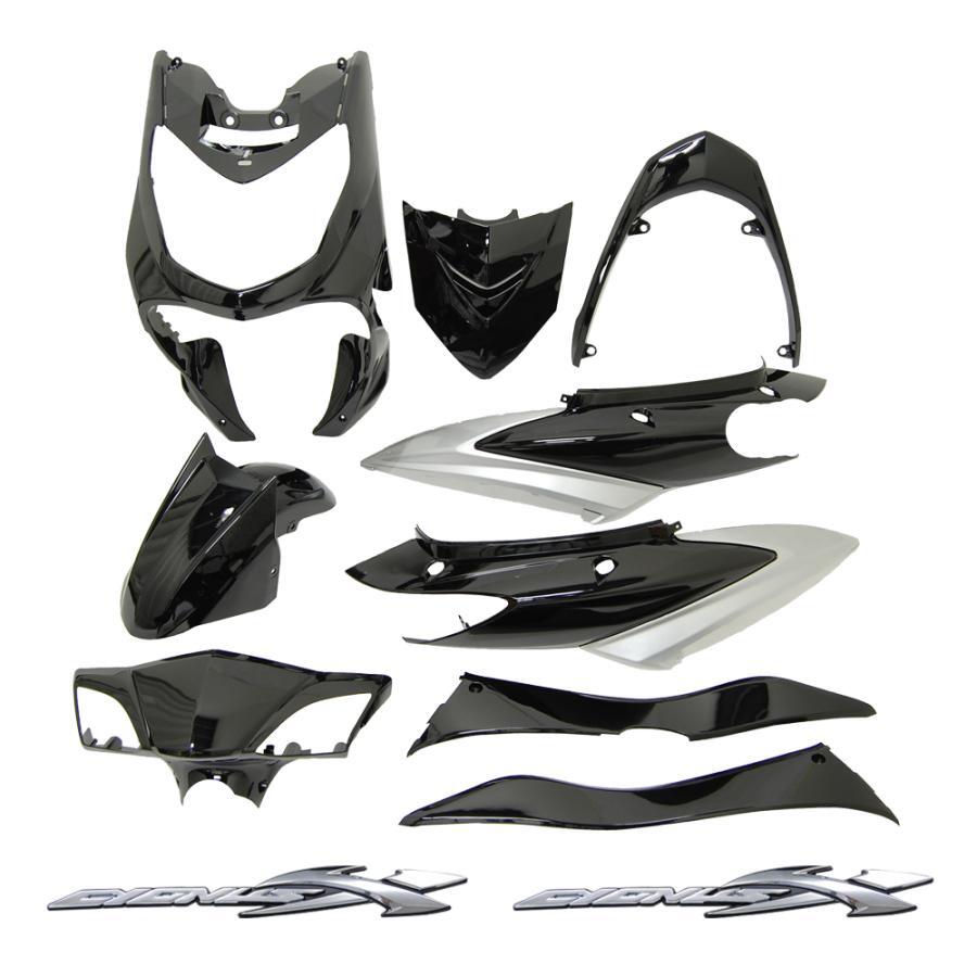 新品未使用　ヤマハ シグナスX SE12J 外装セット 7点 黒 楽天市場】ヤマハ シグナスX SE12J インナーカウルセット 7点 黒