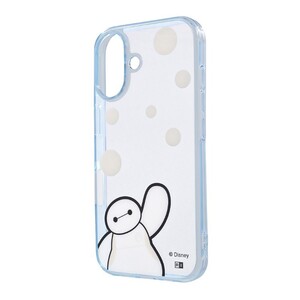 iPhone16 ケース ディズニー ベイマックス クリア 透明 ハイブリッド キャラクター グッズ 保護 スマホ カバー アイフォン アイホン