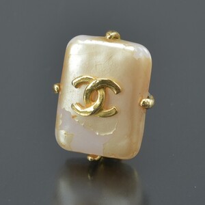 CHANEL シャネル イヤリング 片耳 ココマーク ゴールド スクエア アクセサリー ヴィンテージ ジュエリー #N※0904-42/TLk.h