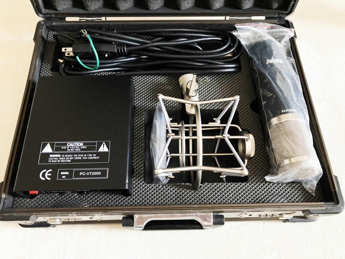 【美品】PC-VT2000 コンデンサーマイク セット(中古品） 美品】PC-VT2000 コンデンサーマイク セット(中古品） 希少レアSEIDE