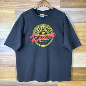 USA製 80s SUN STUDIO サンスタジオ T-sh Tシャツ サイズ メンズ XXL シングルステッチ アメリカ製 80年代 VINTAGE 古着 r25090414