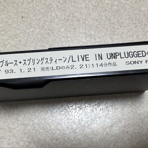 Bruce Springsteen LIVE IN UNPLUGGED店頭放映用ビデオ VHS ブルース・スプリングスティーン /非売品ビデオテープ店頭放映用ビデオ