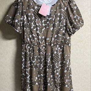 and n closet ワンピース レディース 半袖 ブラウン 新品タグ付き トップス カットソー