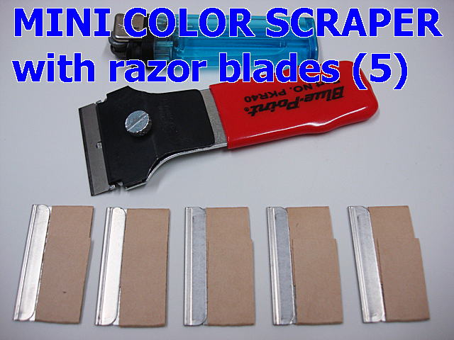 即落◎スナップオン*ミニカラースクレッパー[替刃５枚付]スクレーパー／Mini 