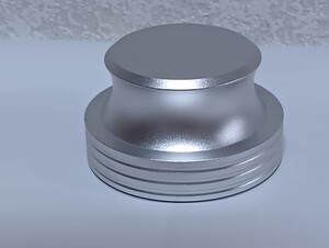 LPレコードスタビライザーシルバー新品 アルミ
