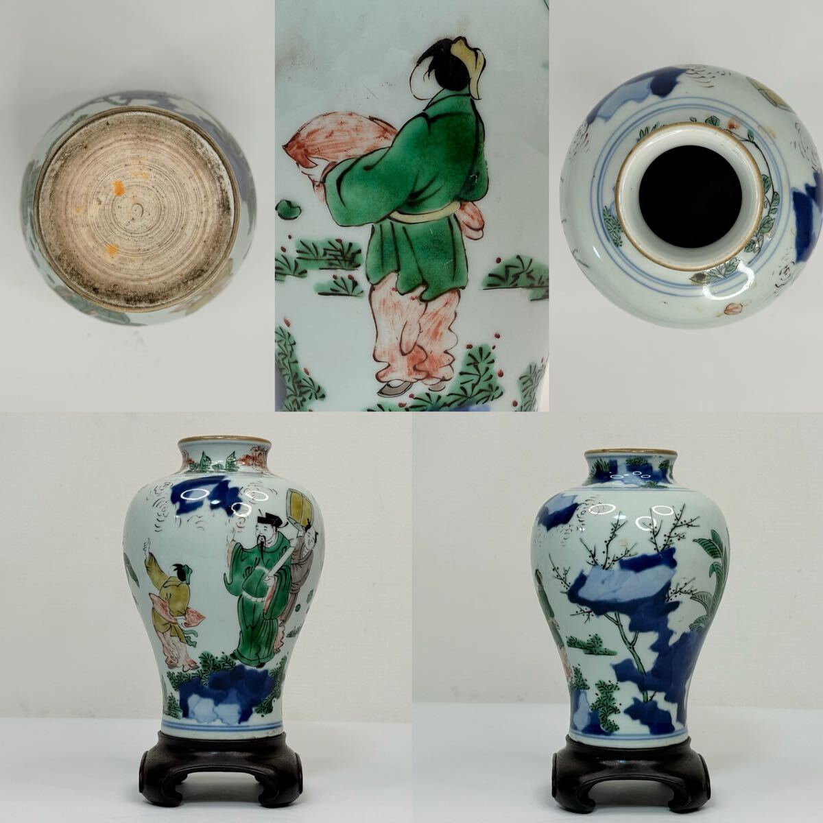 中国美術　清時代　五彩人物大壺　送料込み 中国美術 清時代 五彩人物大壺 送料込み Yahoo!オークション