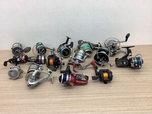 ○営KU321-A3下S80【埼玉発】リール15点まとめ スピニングリール 両軸リール Daiwa RYOBI Olympic 他 現状品 釣具 ブランドリール