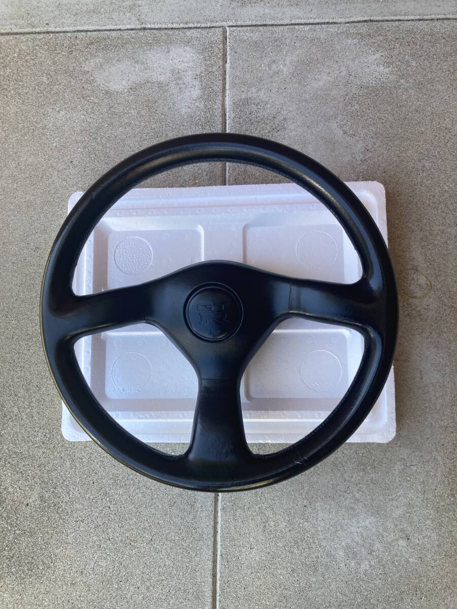 R32 スカイライン GT-R 純正ステアリング BNR32 日産 スカイライン GT-R R32 純正ステアリングの本革張り替え