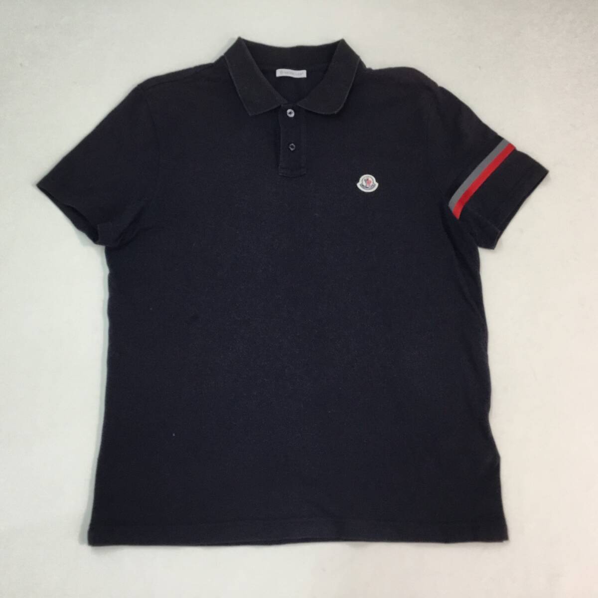 ［極美品］モンクレール　ポロシャツ　ブラック Yahoo!オークション -「モンクレール moncler ブラック 半袖ポロシャツ