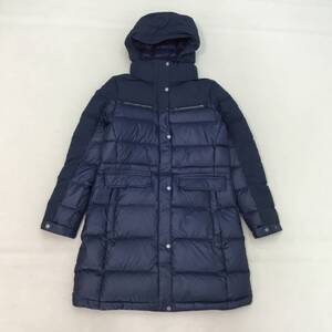 ■韓国レーベル 限定商品 THE NORTH FACE ザ・ノースフェイス ロングダウンコート サイズ95 レディース デニム切替 アウトドア 0.98kg