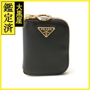 PRADA Prada складная сумка черный красный нейлон кожа золотое покрытие фурнитура