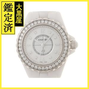 Chanel シャネル J12 H2572 CE クォーツ ホワイト 女性用/Ladies watches