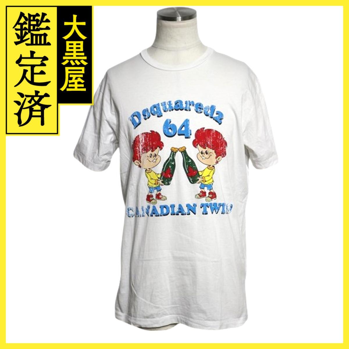 未使用　ディースクエアード　メッシュ　ロゴ　ホワイト　カットソー　M 楽天市場】ディースクエアード（Tシャツ・カットソー｜トップス