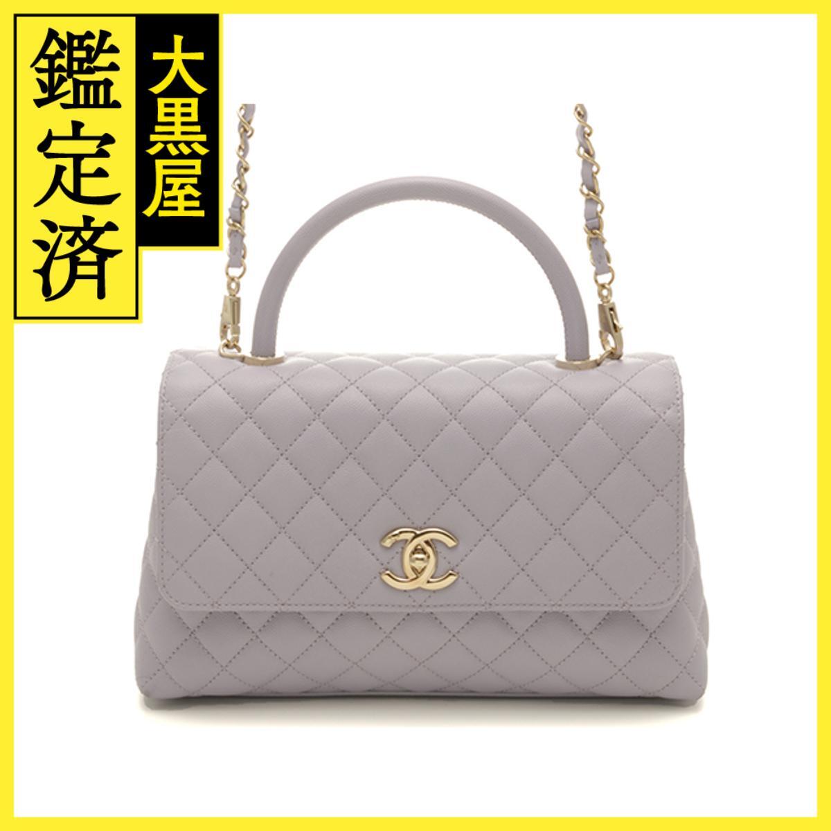 り*か様 今夜22:00からオークション！美品 正規品 CHANEL ココマーク CHANEL ココマーク 1992年頃 バニティバッグ ブラック マット