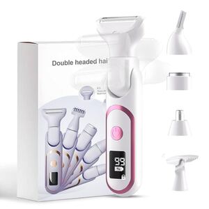 レディースシェーバー【前後180°可動・手が届かない部位も】 1台5役 vioシェーバー 女性 充電式 全身適用 ムダ毛処理 電子式日本語取説付
