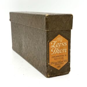 【希少品】Zeiss Ikon COCARETTE II 6.5 × 11cm 元箱のみ