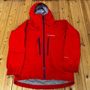 美品!!◆1円~◆mont-bell モンベル 1102517 ストリームパーカ S アウトドア 軽量 トレッキング キャンプ 登山 防寒 mc01074586